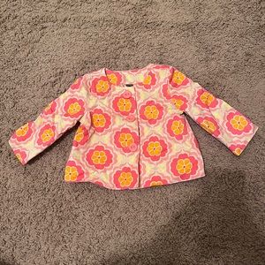 NEW baby gap floral bright outerwear jacket